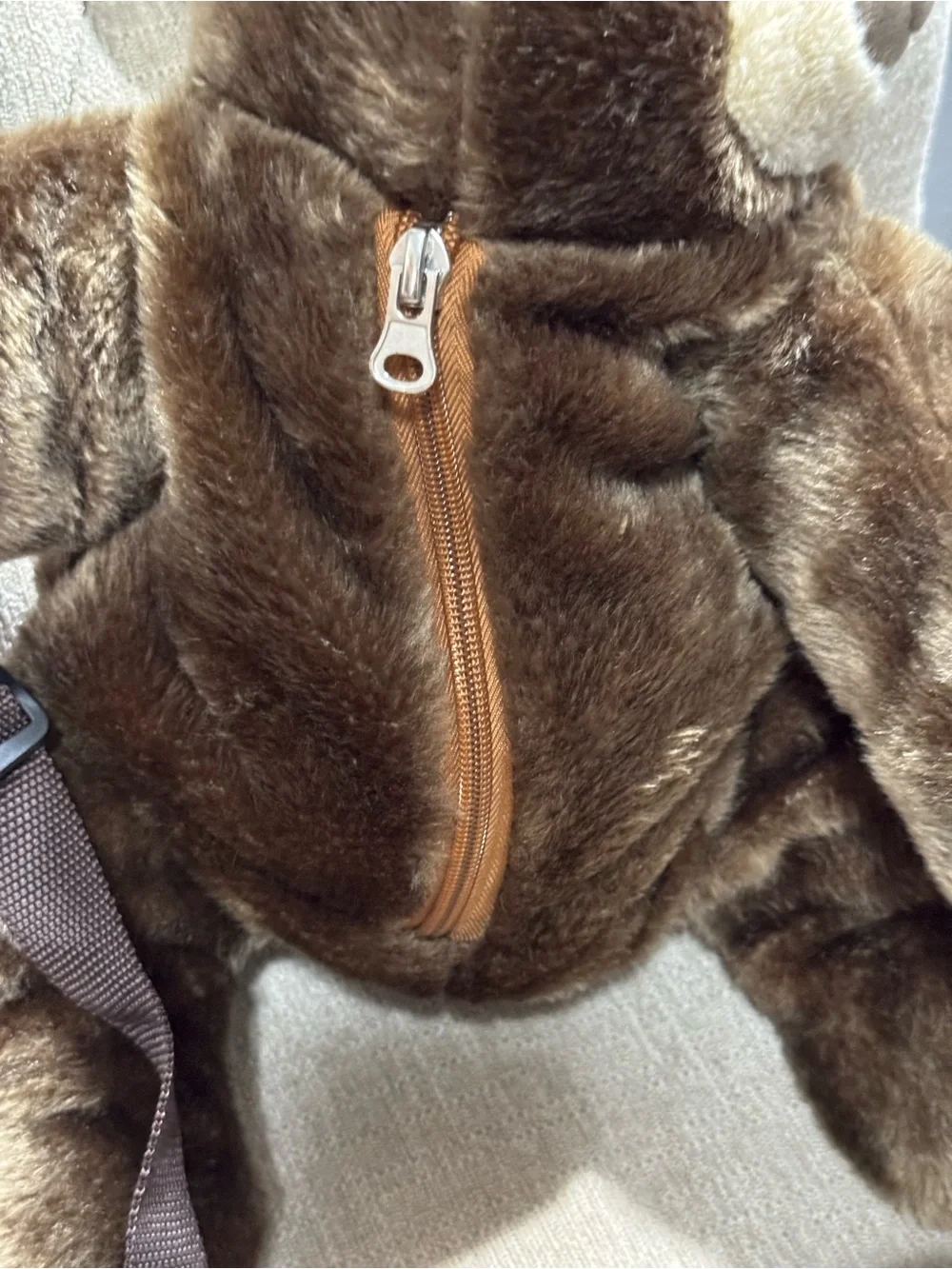 Adventure Planet. Plush Sloth Backpack in Brown 18” NWT